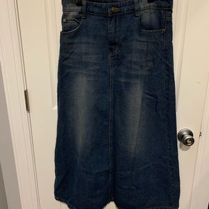 Jean skirt
